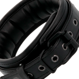 LEATHER AND HANDCUFFS BLACK