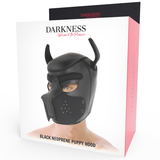 NEOPRENE DOG HOOD WITH REMOVABLE MUZZLE L
